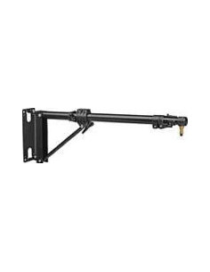 Short wall giraffe with black boom