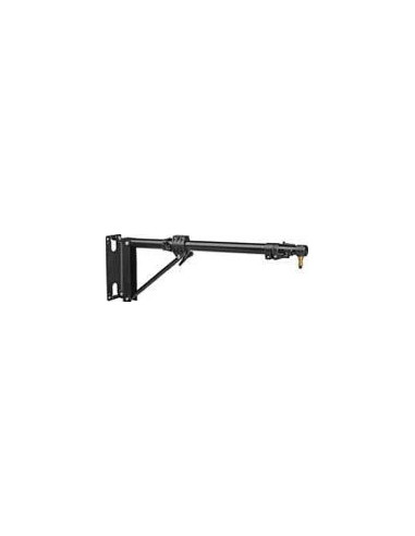 Short wall giraffe with black boom