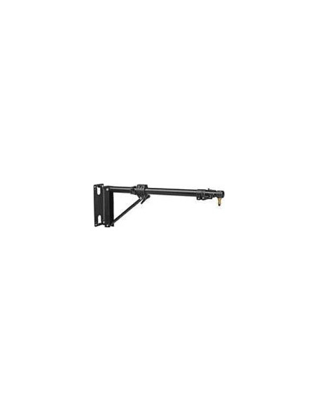 Short wall giraffe with black boom