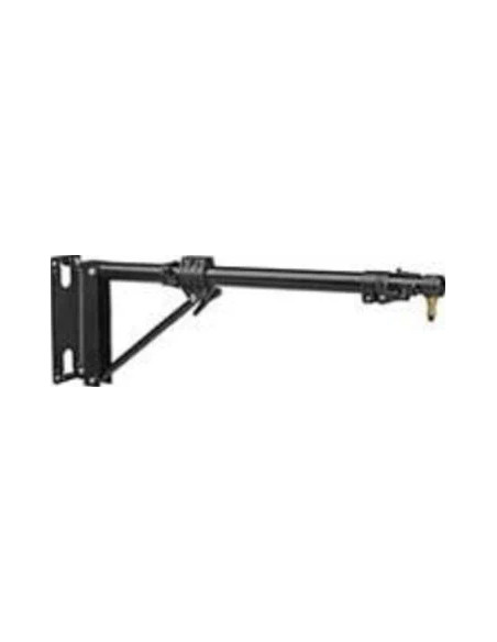 Short wall giraffe with black boom