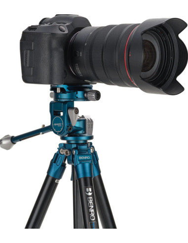 TSSL08APHVF2 Tripod Digital Cameras / Movies 3 Leg / Black Legs, Blue