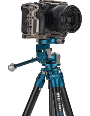 TSSL08APHVF2 Tripod Digital Cameras / Movies 3 Leg / Black Legs, Blue
