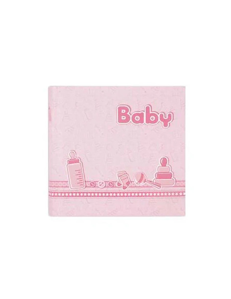 Bebe pink photo album and pink rose portalist 20 sheets