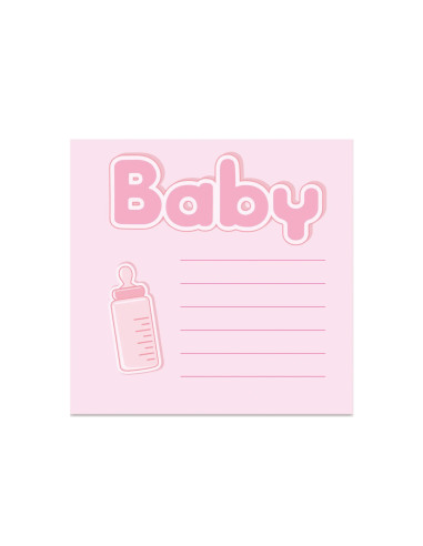 Bebe pink photo album and pink rose portalist 20 sheets
