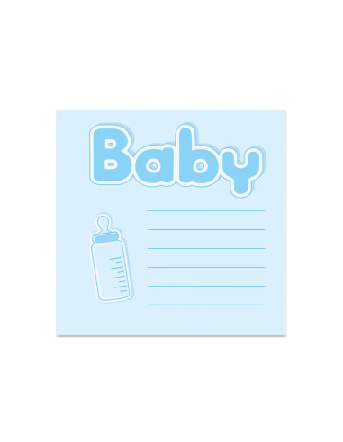 Bebe Blue photo album and blue portalist 20 sheets