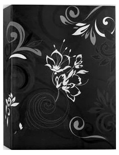 Umbria Black photo album 13x19cm 100 black photo