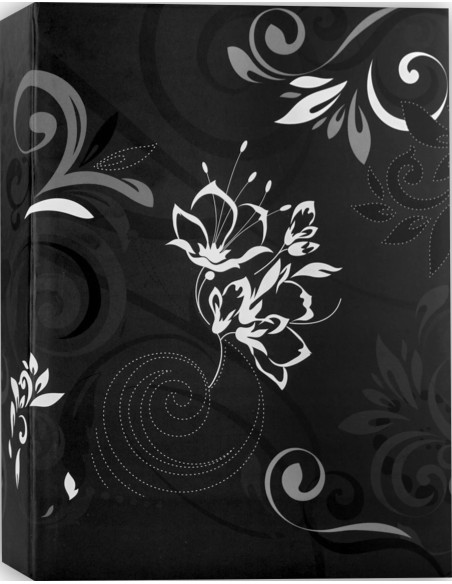 Umbria Black photo album 13x19cm 100 black photo