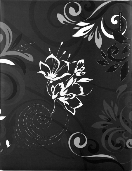 Umbria Black photo album 13x19cm 100 black photo