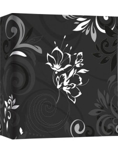 Umbria black photo album and black, white