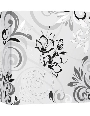 Umbria White photo album and black, white