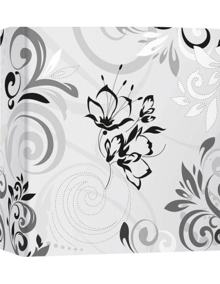 Umbria White photo album and black, white