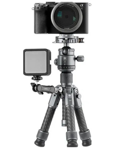 3TX + 3T5 table tripod with 2 carbon fiber fiberglass with ball head