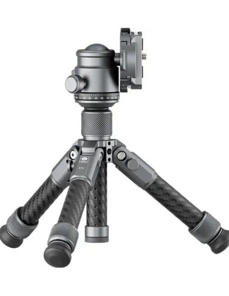 3TX + 3T5 table tripod with 2 carbon fiber fiberglass with ball head
