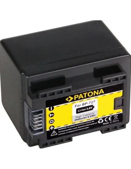 1174 Battery for Canon BP-727, HR36 HF38 HF306 HFR46 HF48 HF406