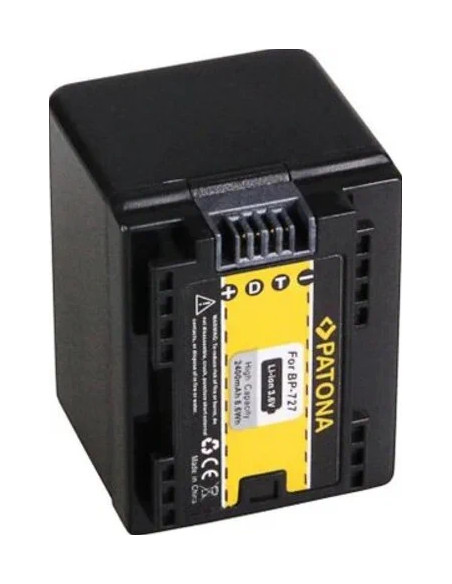 1174 Battery for Canon BP-727, HR36 HF38 HF306 HFR46 HF48 HF406