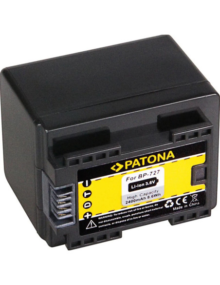 1174 Battery for Canon BP-727, HR36 HF38 HF306 HFR46 HF48 HF406