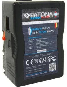 Platinum B-Mount battery with USB-C Input and 2xD-TAP 16V output
