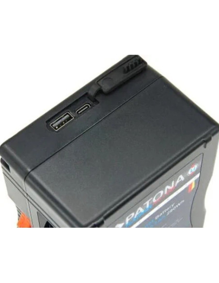 Platinum B-Mount battery with USB-C Input and 2xD-TAP 16V output