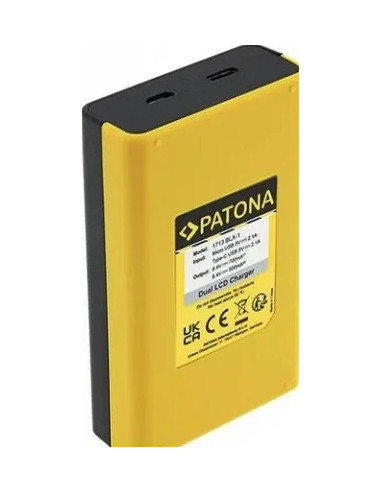 USB Dual LCD batteries charger for Olympus OM-1 BLX-1