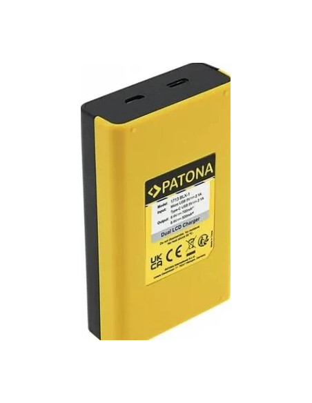 USB Dual LCD batteries charger for Olympus OM-1 BLX-1