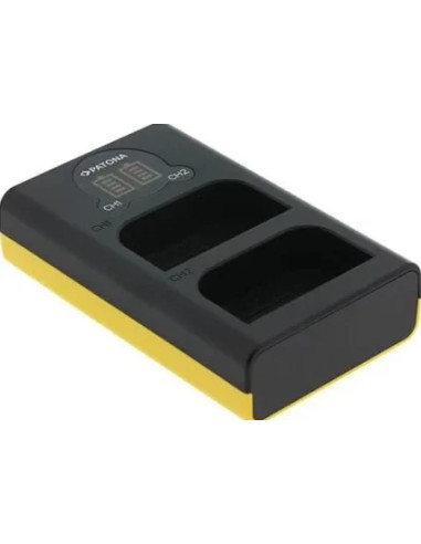USB Dual LCD batteries charger for Olympus OM-1 BLX-1