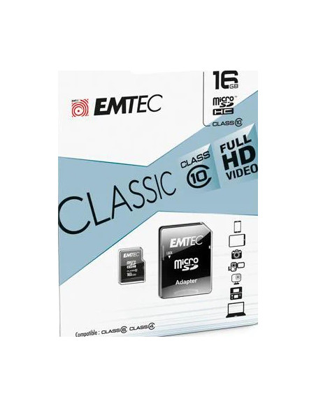 16GB Micro SDHC Class 10 Classic 20MB / 12MB with adapter