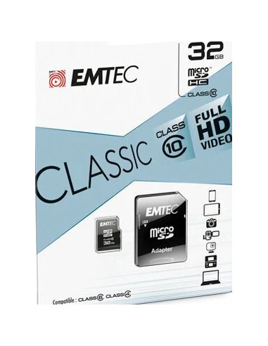 32GB Micro SDHC Class 10 Classic 20MB / 12MB with adapter