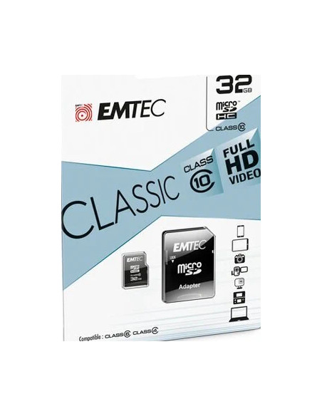 32GB Micro SDHC Class 10 Classic 20MB / 12MB with adapter