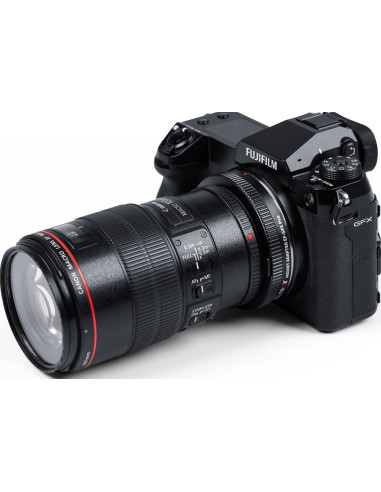 Adattatore AF per Ottiche Canon EF su Fuji GFX