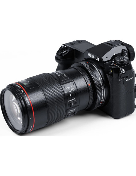 Adattatore AF per Ottiche Canon EF su Fuji GFX
