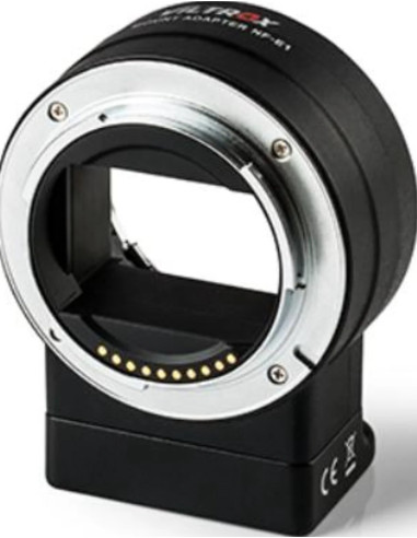 NF-E1 Nikon optical adapter at Sony E-Mount camera