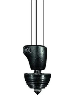 KIT 3 204SPK3 rubber feet with steel tip