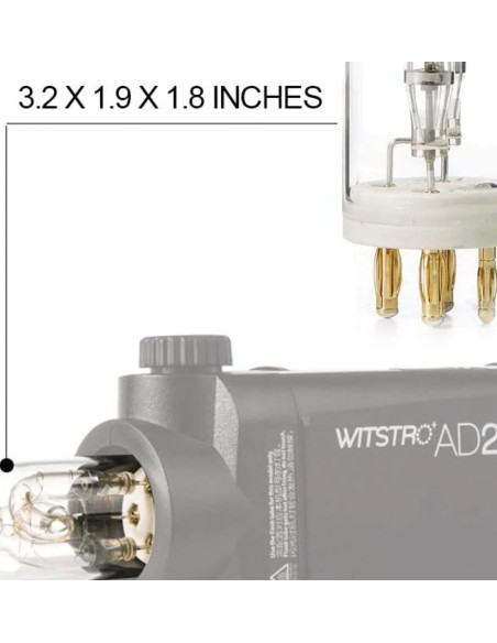 Flash lamp for AD-200