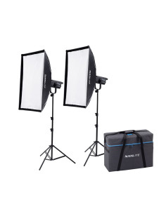 FS-150B bicolor kit 2 lights, softboxes, stands and bag