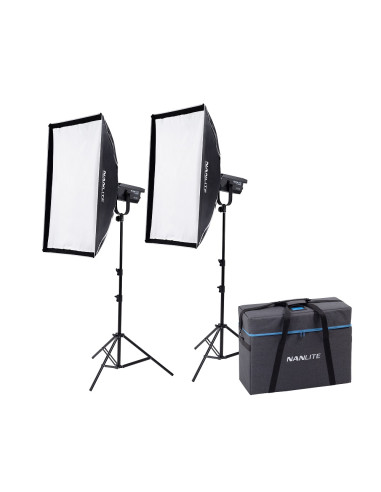 FS-150B bicolor kit 2 lights, softboxes, stands and bag