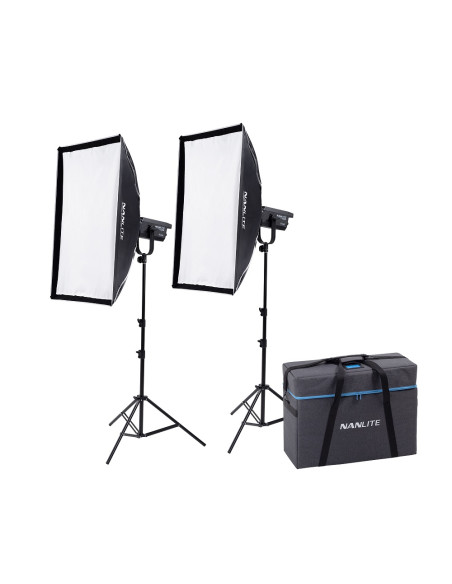 FS-150B bicolor kit 2 lights, softboxes, stands and bag