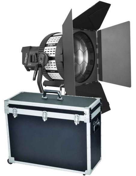 Evoke 1200B bicolor with Flight Case and Fresnel Lens