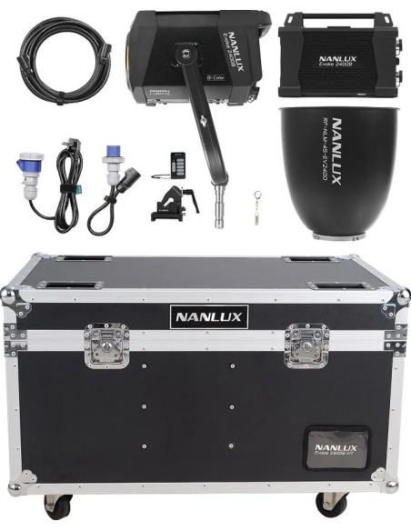 EVOKE 2400B BI-COLOR FCK KIT FLIGHT CASE WITH SPLECTOR 45 °