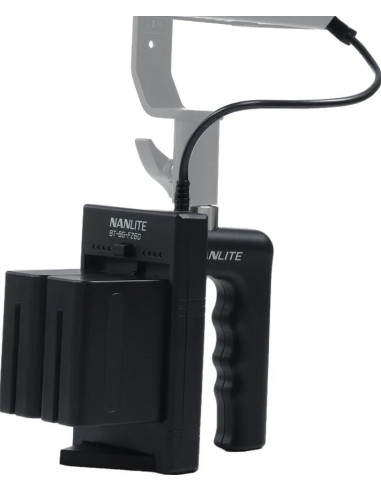 BATTERY GRIP BT-BG-V for V-MOUNT batteries with DC connector for LED light for force 60