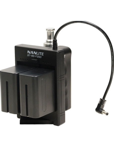 BATTERY GRIP BT-BG-V for V-MOUNT batteries with DC connector for LED light for force 60