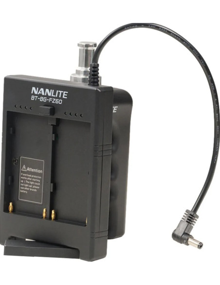 BATTERY GRIP BT-BG-V for V-MOUNT batteries with DC connector for LED light for force 60