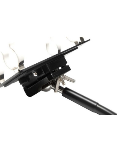 Holder plate for 2 tubes with ball head