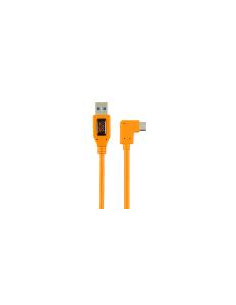 THT CUCRT02.ORG USB 3.0 USB Cable 0.5mt with 1 orange Right Angle