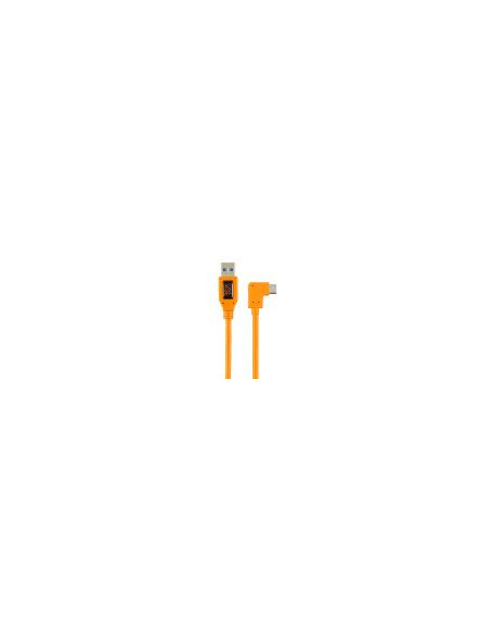 THT CUCRT02.ORG USB 3.0 USB Cable 0.5mt with 1 orange Right Angle
