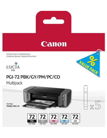 CANON PGI-72 PBK / GY / PM / PC / CO Multipack