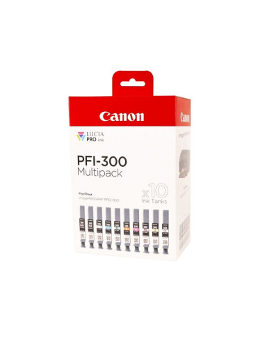 CANON PFI-300 Multipack MBK / PBK / CO / GY / R / C / M / Y / PC / PM
