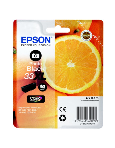 EPSON T3361 CLARIA Nero XL XP530 / 540/630/635/640/645 / 830/900