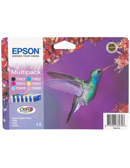 EPSON T0807 XR265 / R285 / P50 cartridge kit