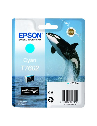 EPSON T7602 cyano XL SC-P600