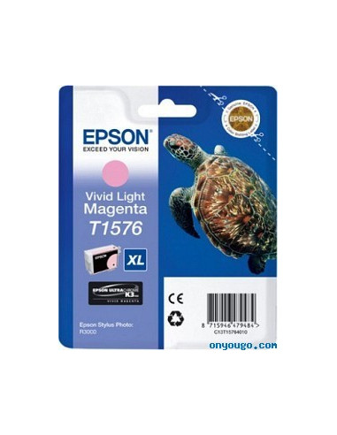 EPSON T1576 Vivid Magenta Light 25.9ml XR3000